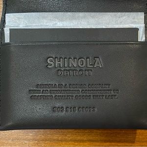 Brand New Shinola Wallet.